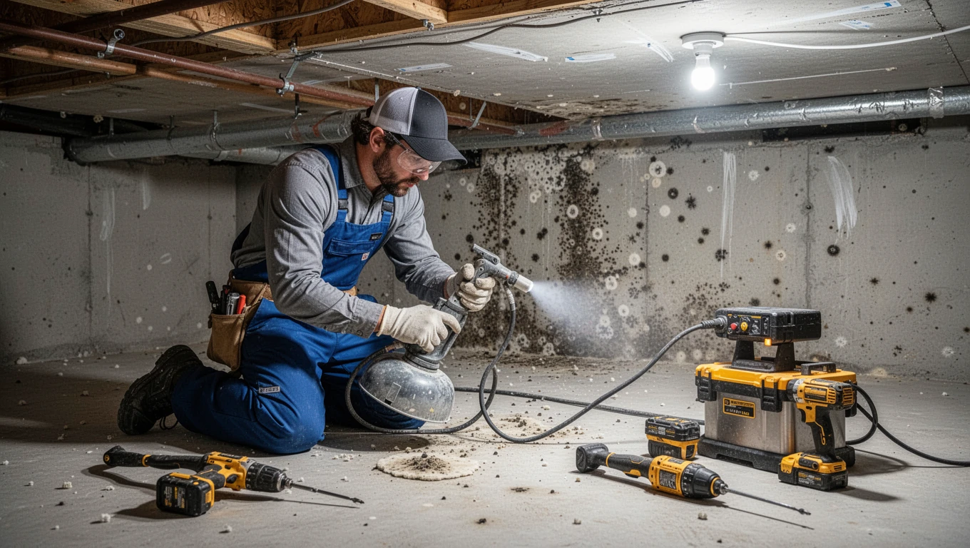 Crawl Space Mold Removal